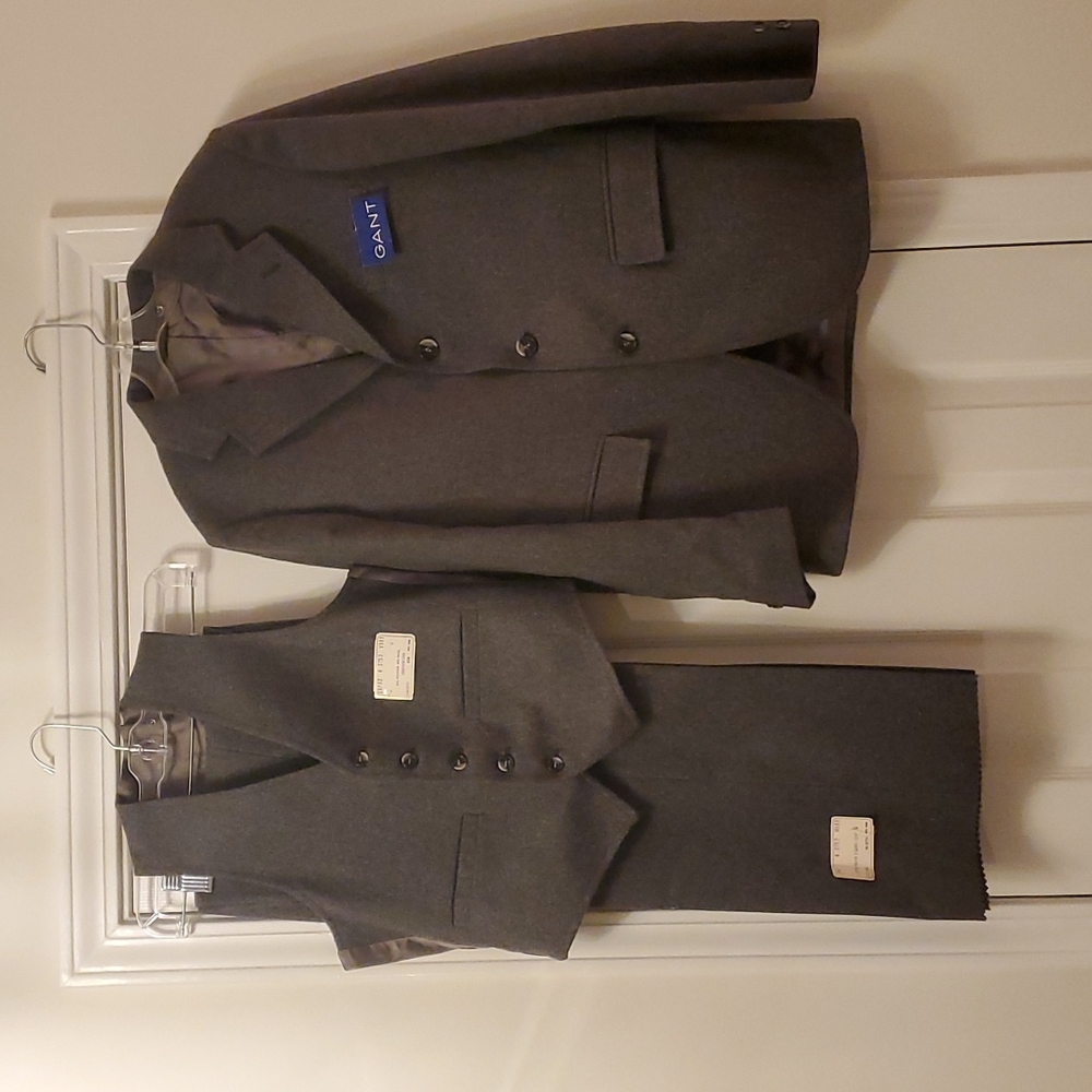suit jacket pants vest Blazer trousers Tailored slacks coat Boys dress party NEW